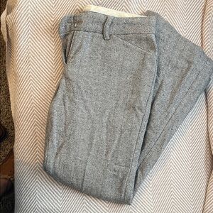 Express Design Studio Gray Herringbone Trousers